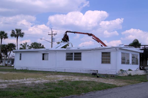 Mobile Home Demolition in Leland