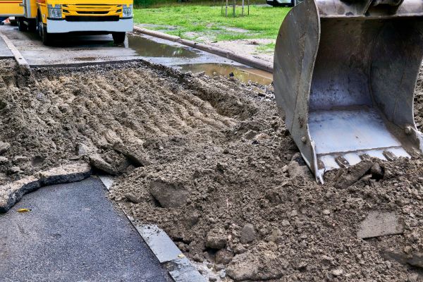 Blacktop Removal in Leland