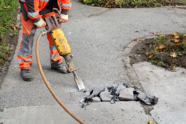 Sidewalk Demolition in Leland