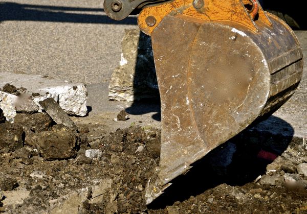 Cement Pad Demolition in Leland