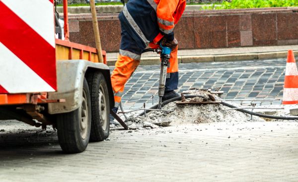 Concrete Driveway Demolition in Leland