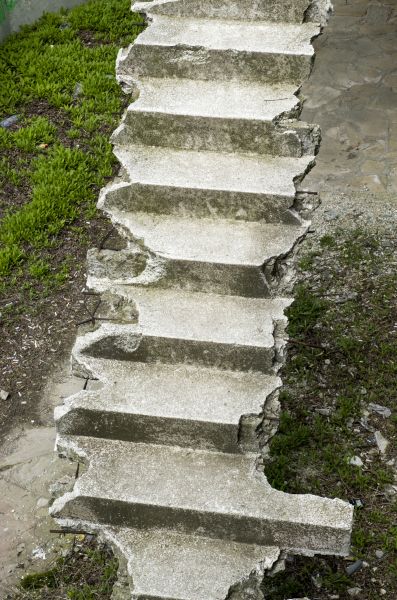 Concrete Steps Demolition in Leland